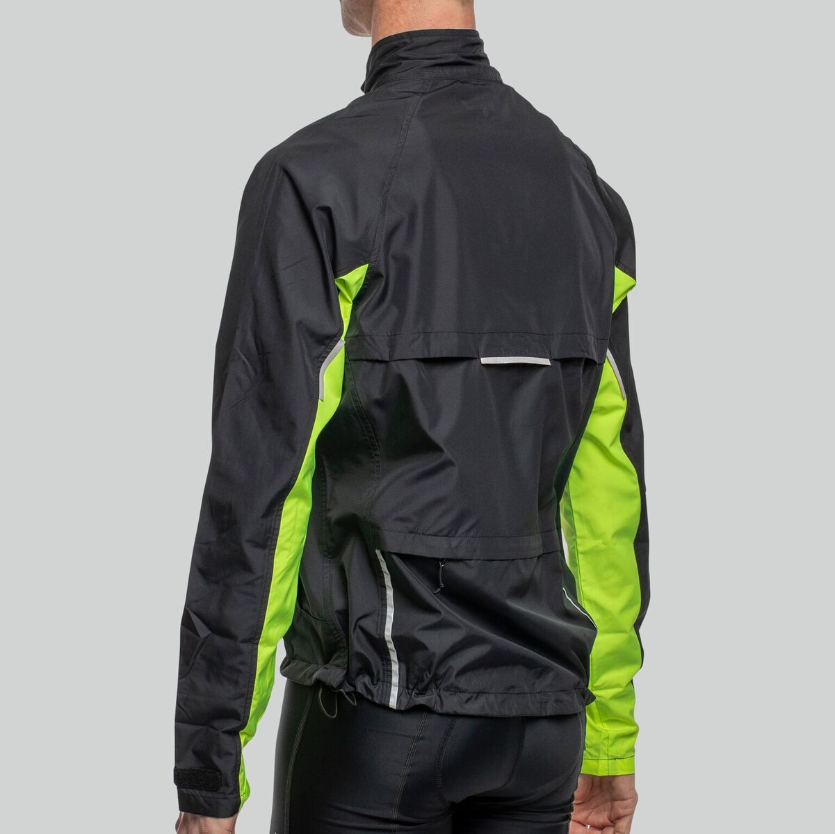 Velocity Jacket Black/Hi-Vis - Bellwether Clothing