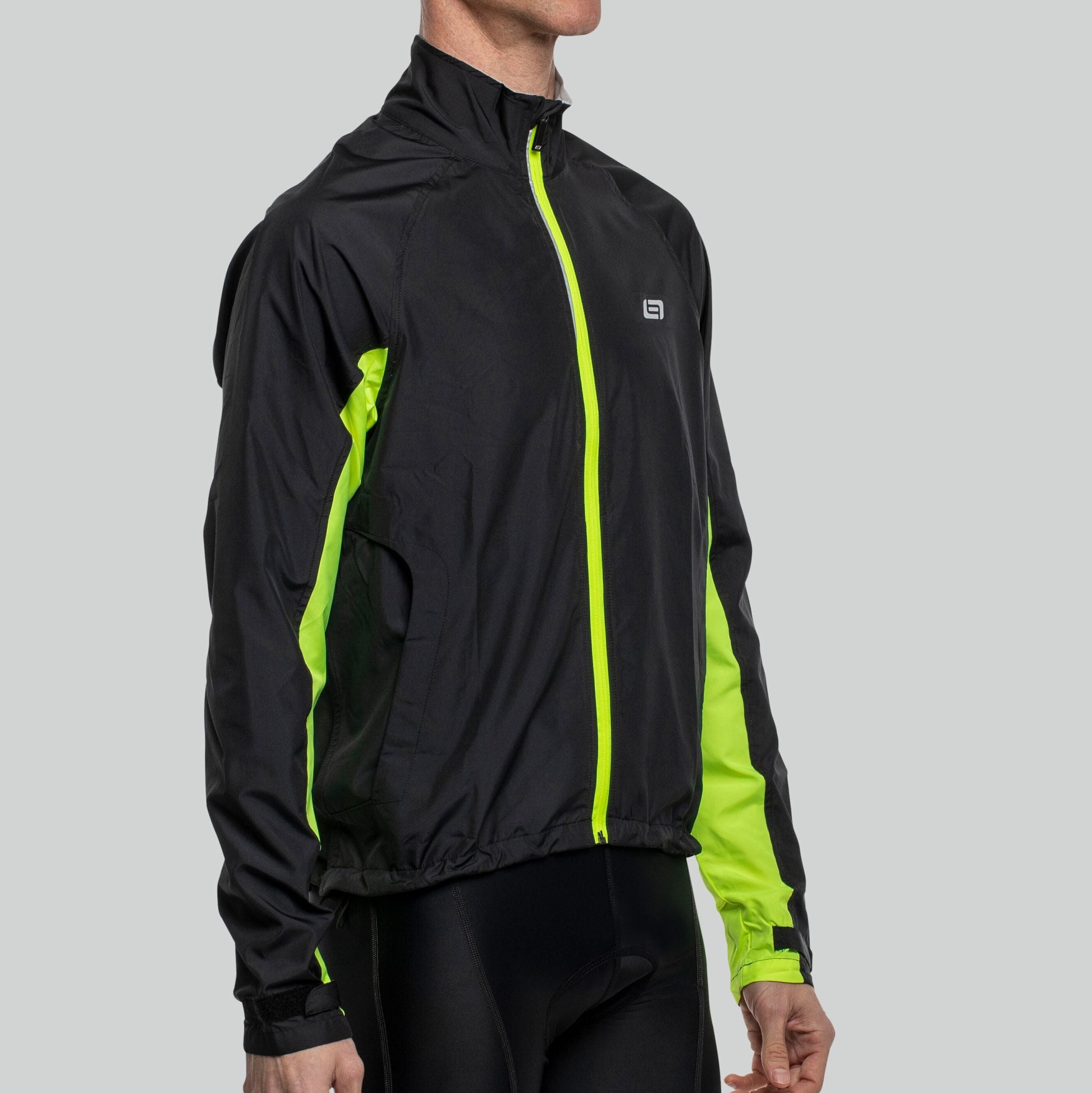 Velocity Jacket Black/Hi-Vis - Bellwether Clothing