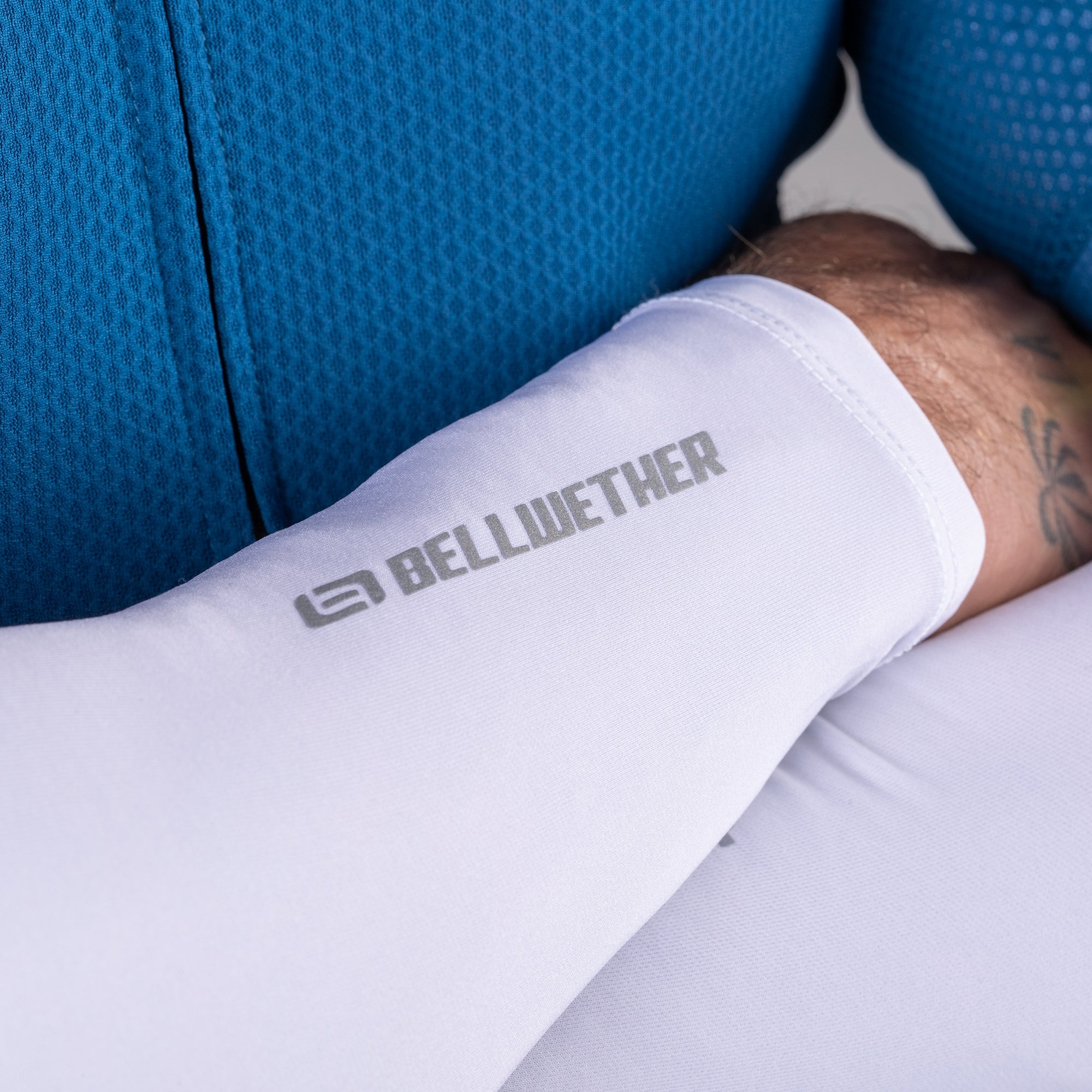 Sun Sleeves Coldflash UPF 40+ White - Bellwether Clothing