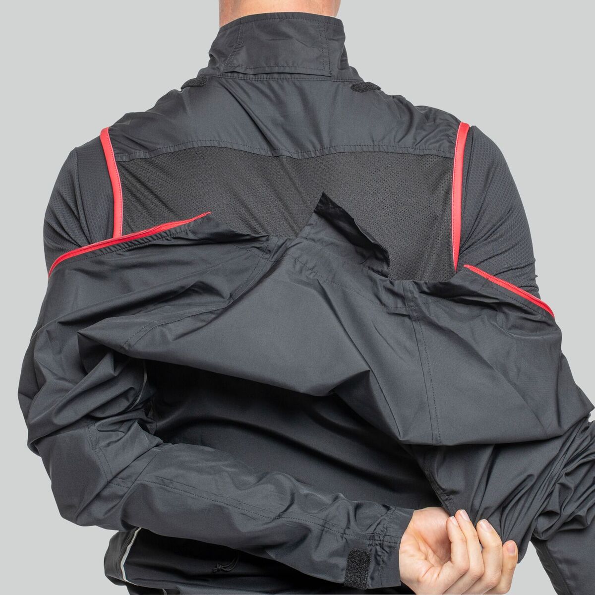 Velocity Convertible Jacket Black - Bellwether Clothing