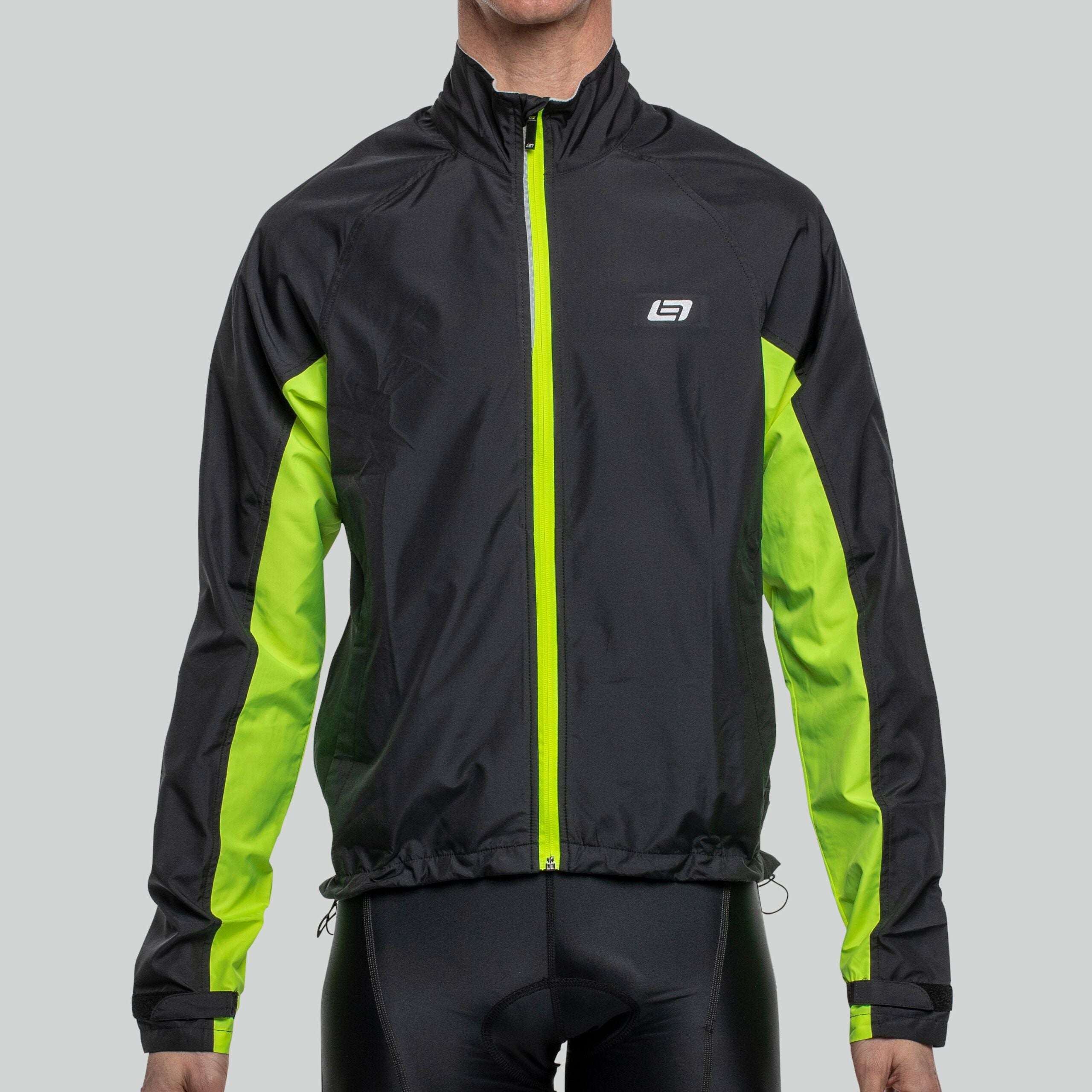 Velocity Jacket Black/Hi-Vis - Bellwether Clothing